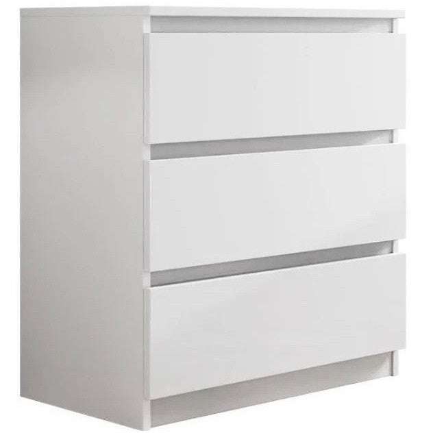 Συρταριέρα Juniper 3S Λευκό 70x40x77