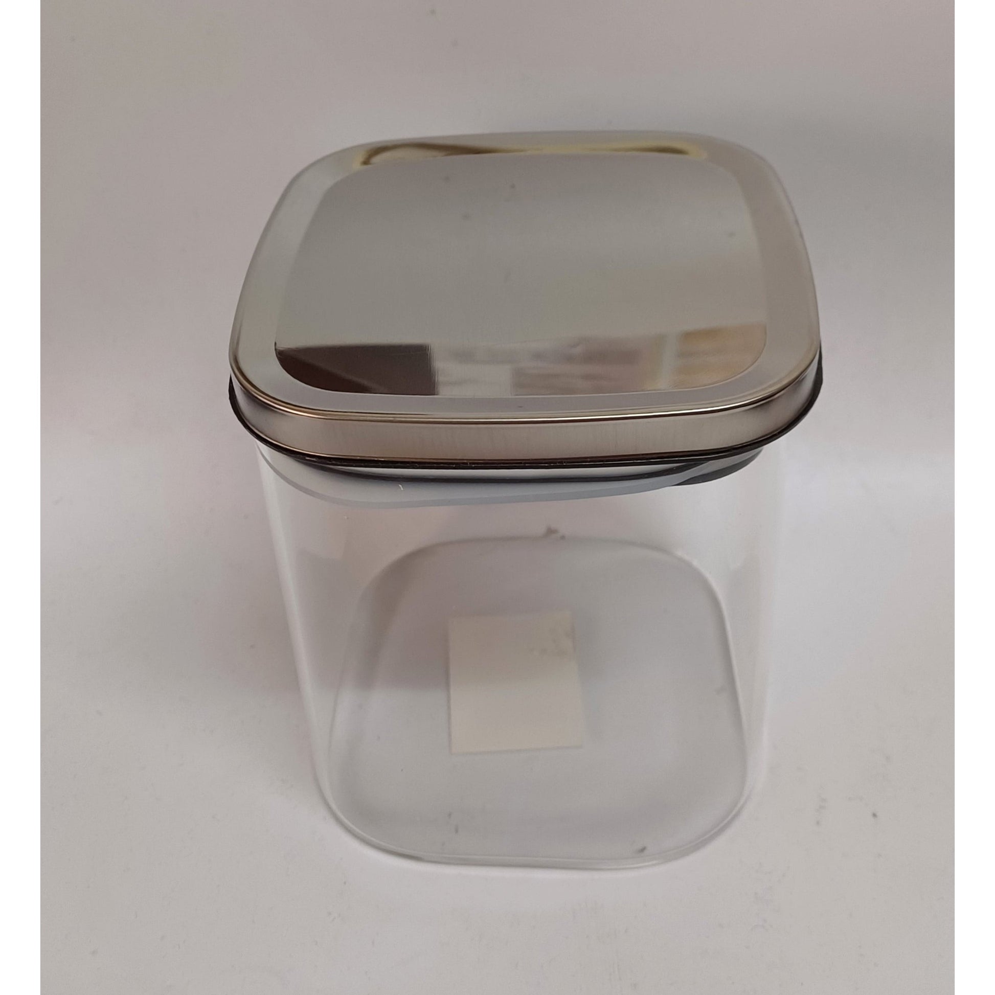 Βάζο Δοχείο Αποθήκευσης Γυάλινο με Μεταλλικό Καπάκι 650ml