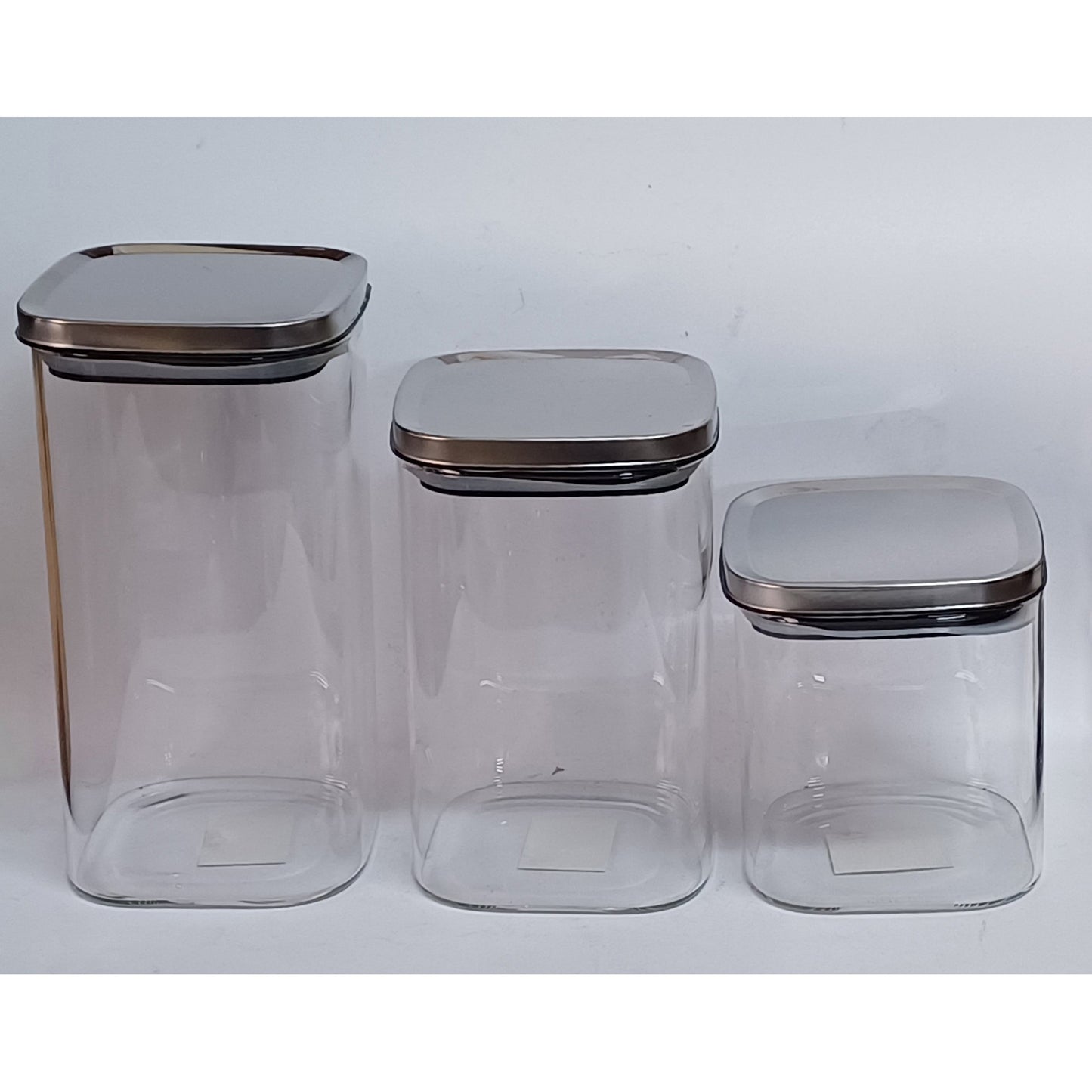 Βάζο Δοχείο Αποθήκευσης Γυάλινο με Μεταλλικό Καπάκι 1000ml
