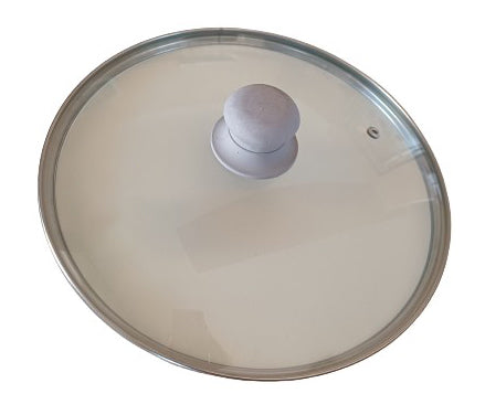 Γυάλινο Καπάκι Πυράντοχο για Τηγάνι & Κατσαρόλα 24εκ