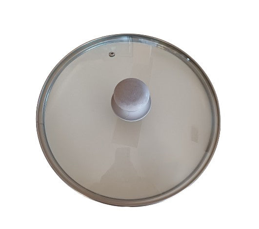 Γυάλινο Καπάκι Πυράντοχο για Τηγάνι & Κατσαρόλα 22εκ