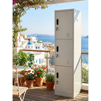 Μεταλλικός Φοριαμός Damian 3D Slim 38x42x180
