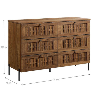 Συρταριέρα Elvendor Plus 121x46x83.5