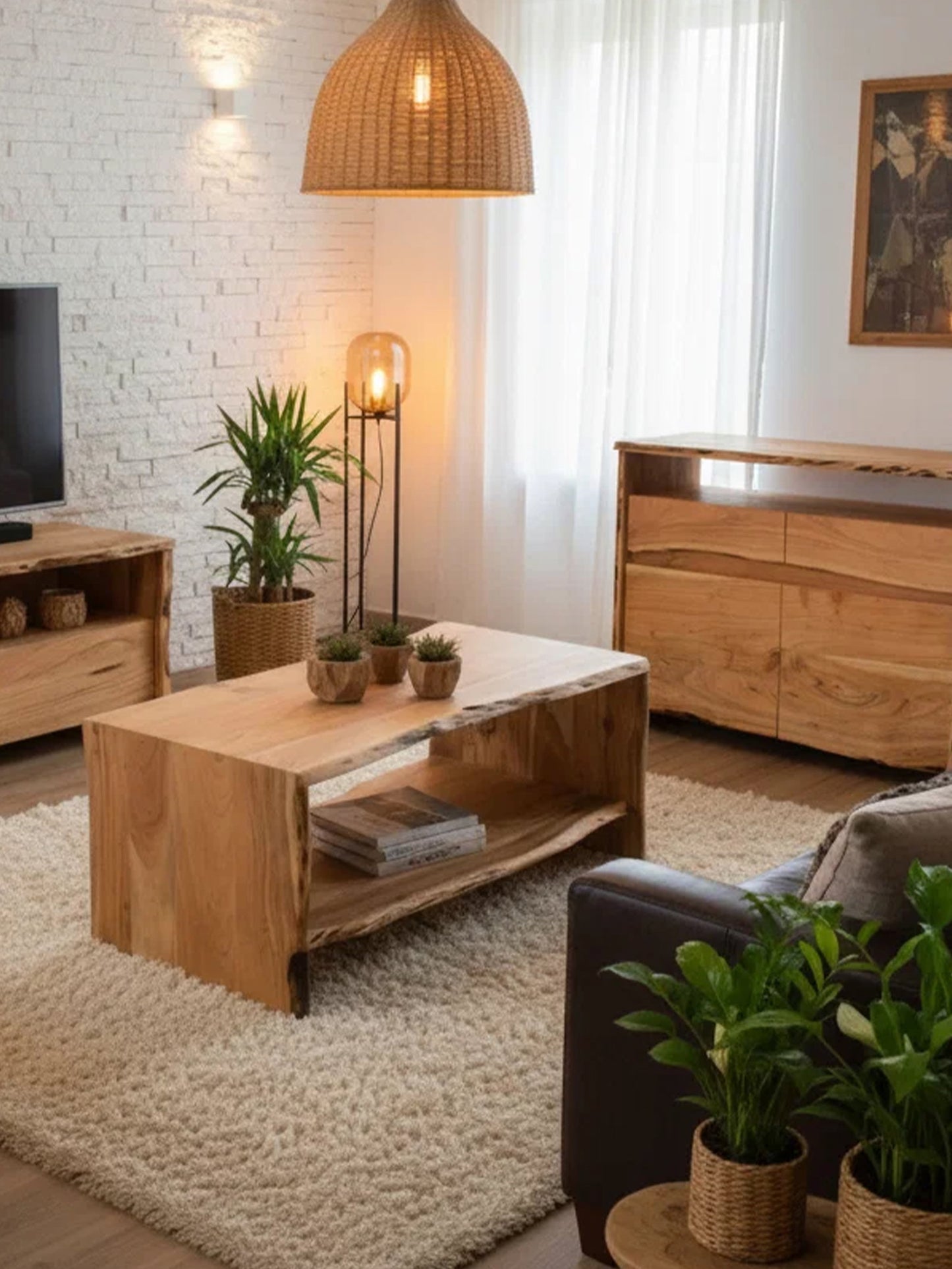 Τραπεζάκι Σαλονιού Aurela 110x60x45