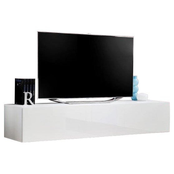 Κρεμαστό Έπιπλο Τηλεόρασης Fly IV Λευκό 160x40x30