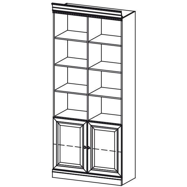 Avila Bookshelf Open 100.4x46.2x242.3