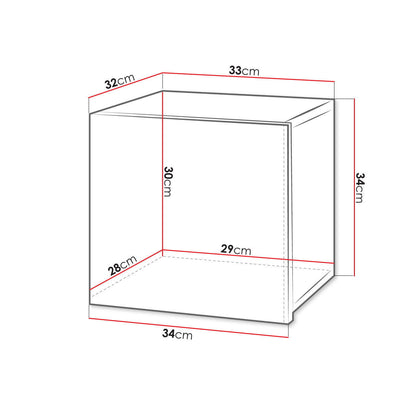 Κρεμαστό Ντουλάπι Calabrini Mini Φυσικό 34x32x34