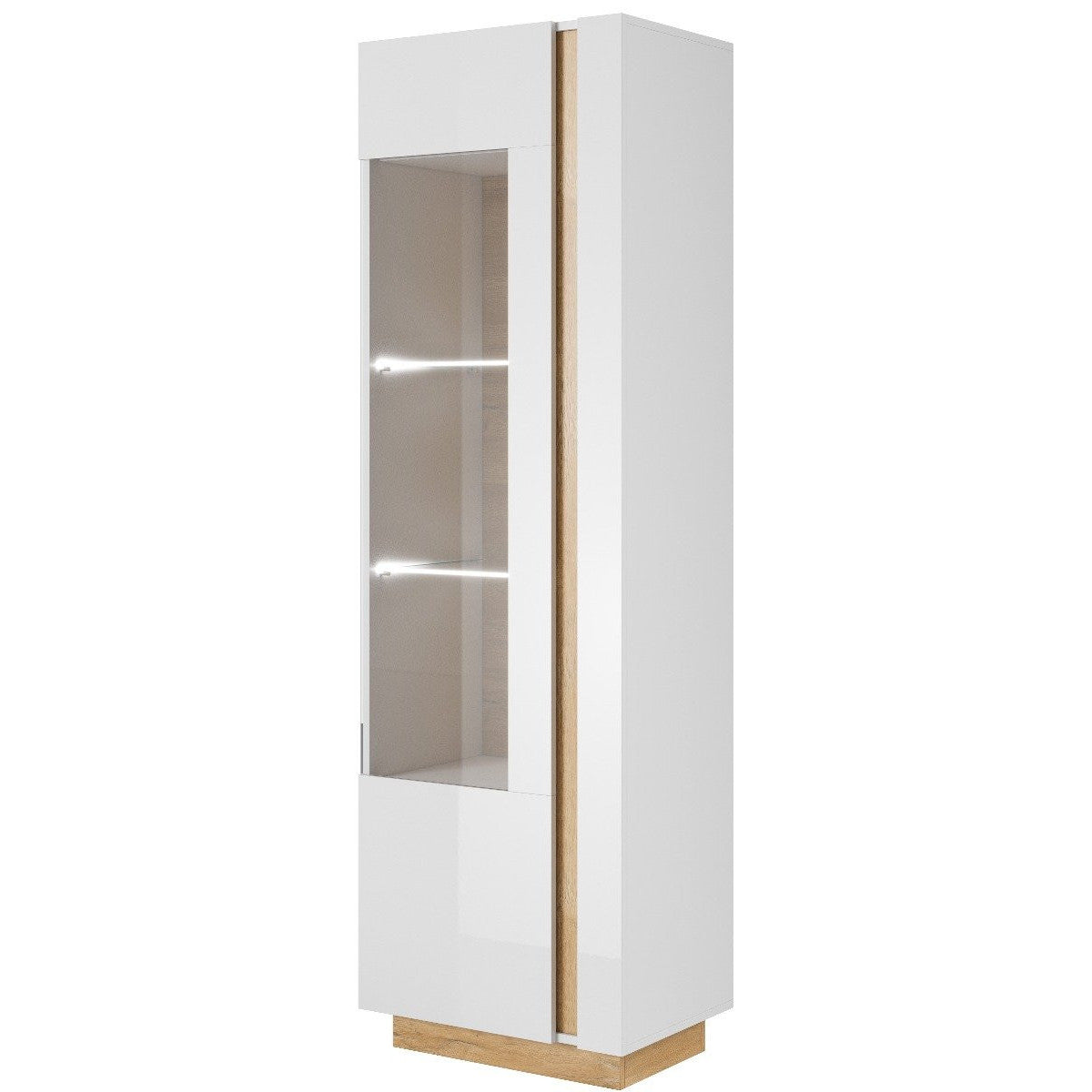 Βιτρίνα Arcan I Λευκό 60x40x193.5
