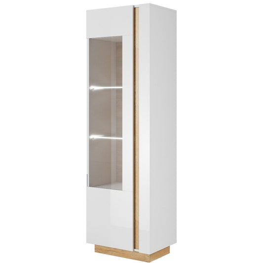 Βιτρίνα Arcan I Λευκό 60x40x193.5
