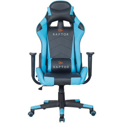 Καρέκλα Gaming Raptor Alyx Μπλε Ανοιχτό 51x48εκ
