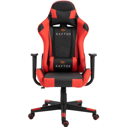 Καρέκλα Gaming Raptor Alyx Κόκκινο 51x48x133