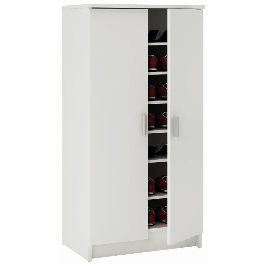 Shoe Cabinet Omer White 54.6x35.3x108.4