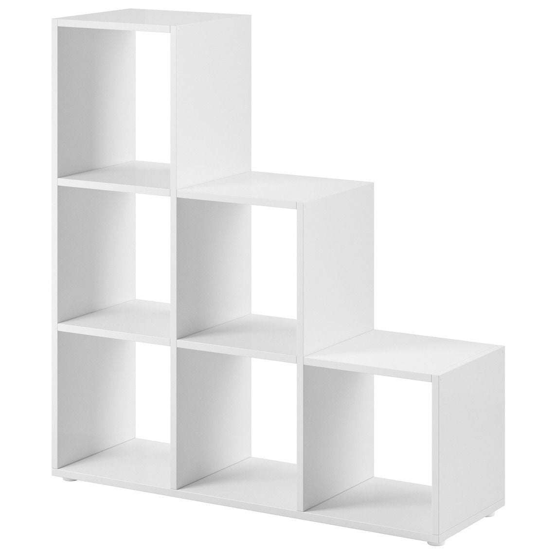 Βιβλιοθήκη Trio Λευκό 105x33x108