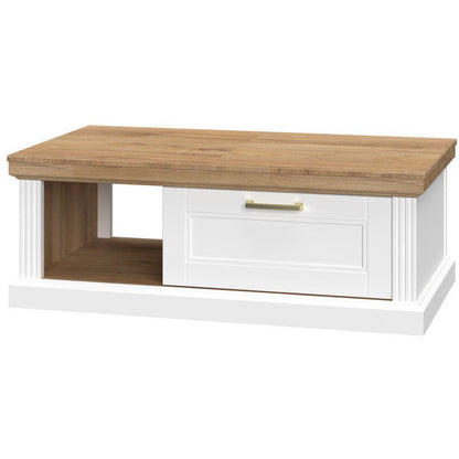 Tahoma Coffee Table White 110x61x40