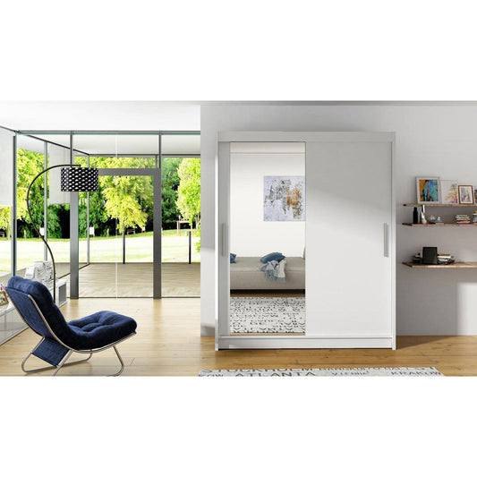 Westa VI Sliding Wardrobe White 150x58x200