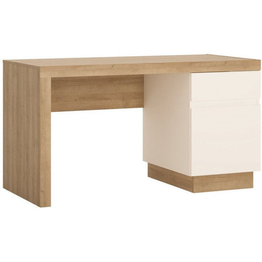 Lynx Desk Natural-White 135x65x75