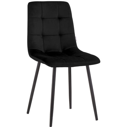 Καρέκλα Mona Μαύρο 45x42x90