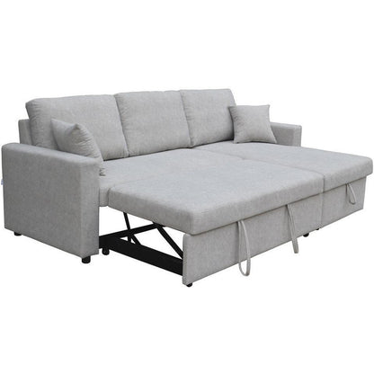 Γωνιακός Καναπές Vancouver Γκρι Ανοιχτό 223x146x83