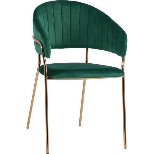 Καρέκλα Byron Πράσινο Σκούρο 54x49x77.5