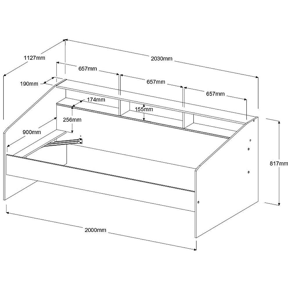 Children's Bed Sleep 203x113x82