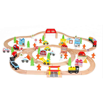 Children's Railway with Train Joyland Intersection 36.6x13.4x30