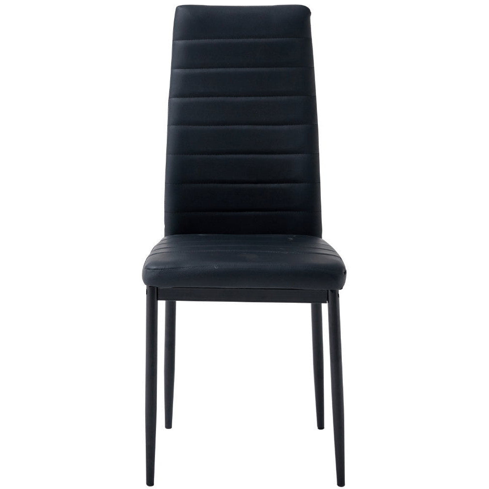Καρέκλα Jake Μαύρο 40.5x46x99