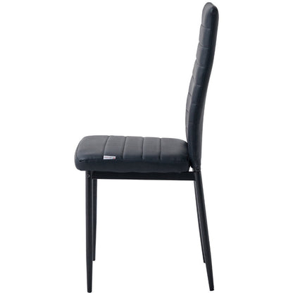 Καρέκλα Jake Μαύρο 40.5x46x99