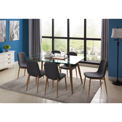Τραπέζι Fiorino Glass 120x80x75