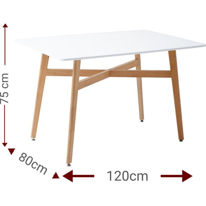 Τραπέζι Kony 120x80x75