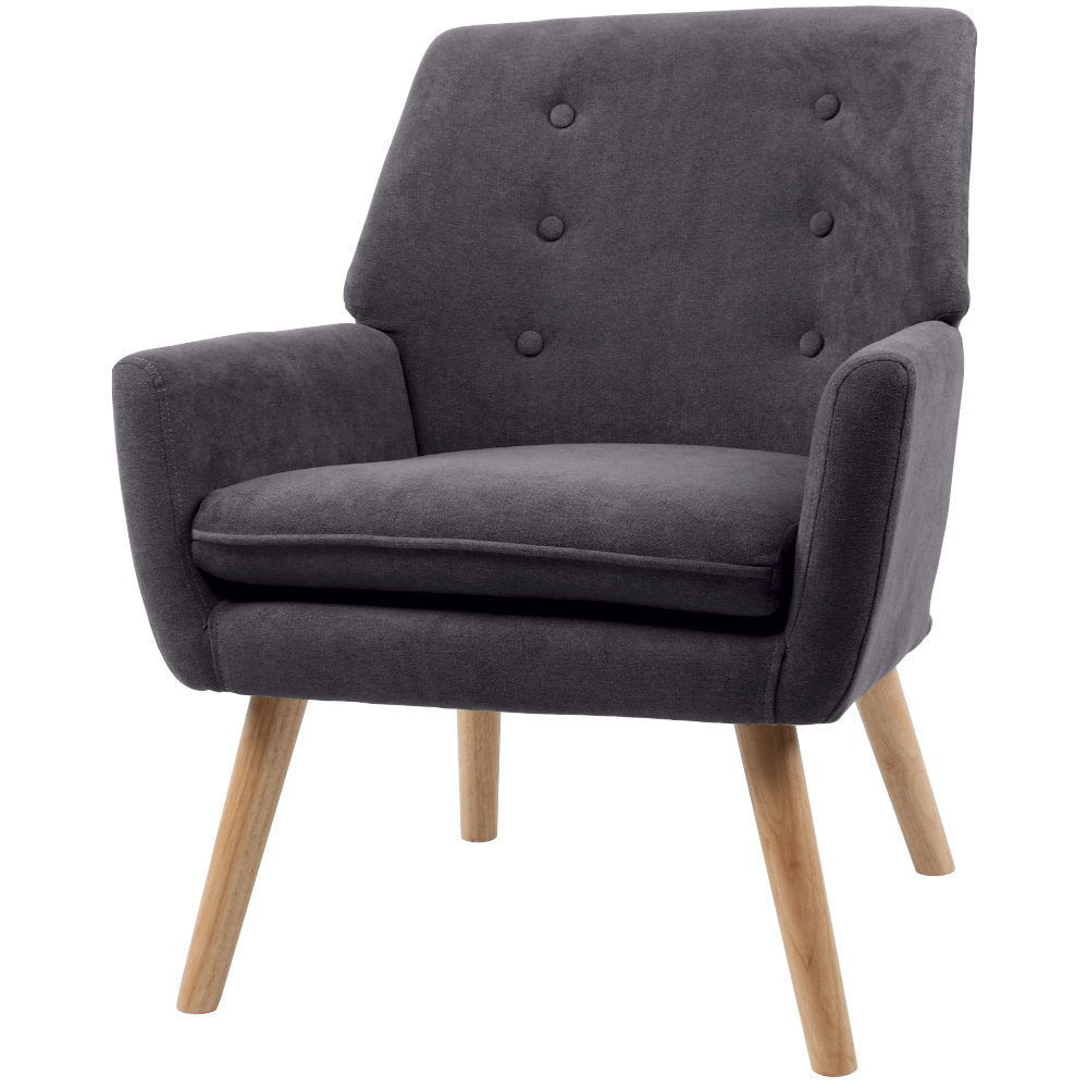Armchair Nelly Dark Grey 64x79x80