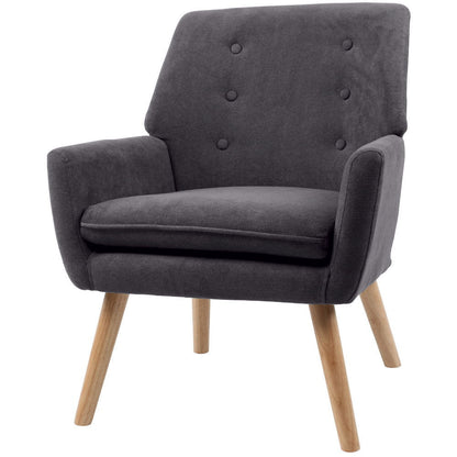 Armchair Nelly Dark Grey 64x79x80