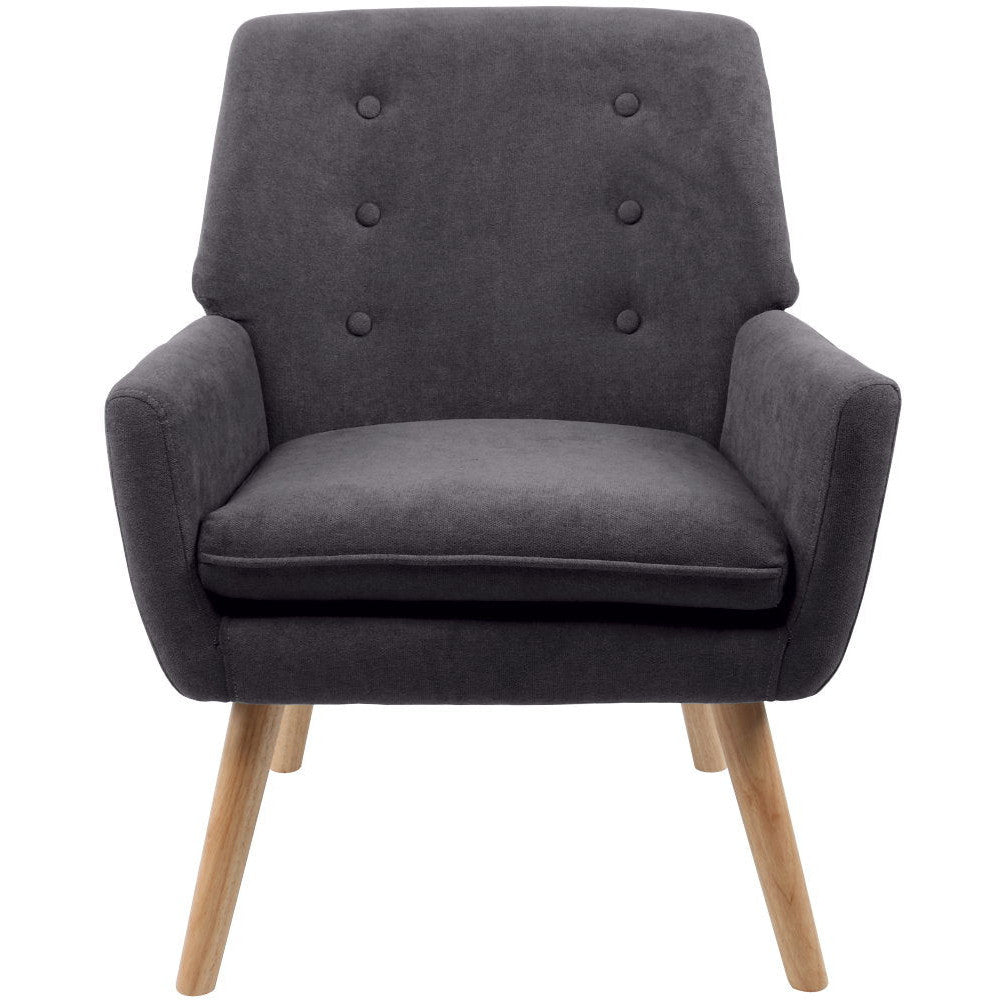 Armchair Nelly Dark Grey 64x79x80