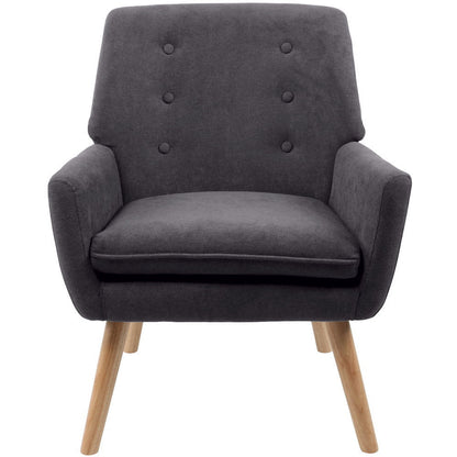 Armchair Nelly Dark Grey 64x79x80