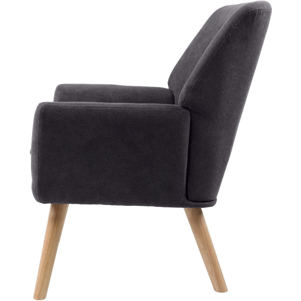 Armchair Nelly Dark Grey 64x79x80
