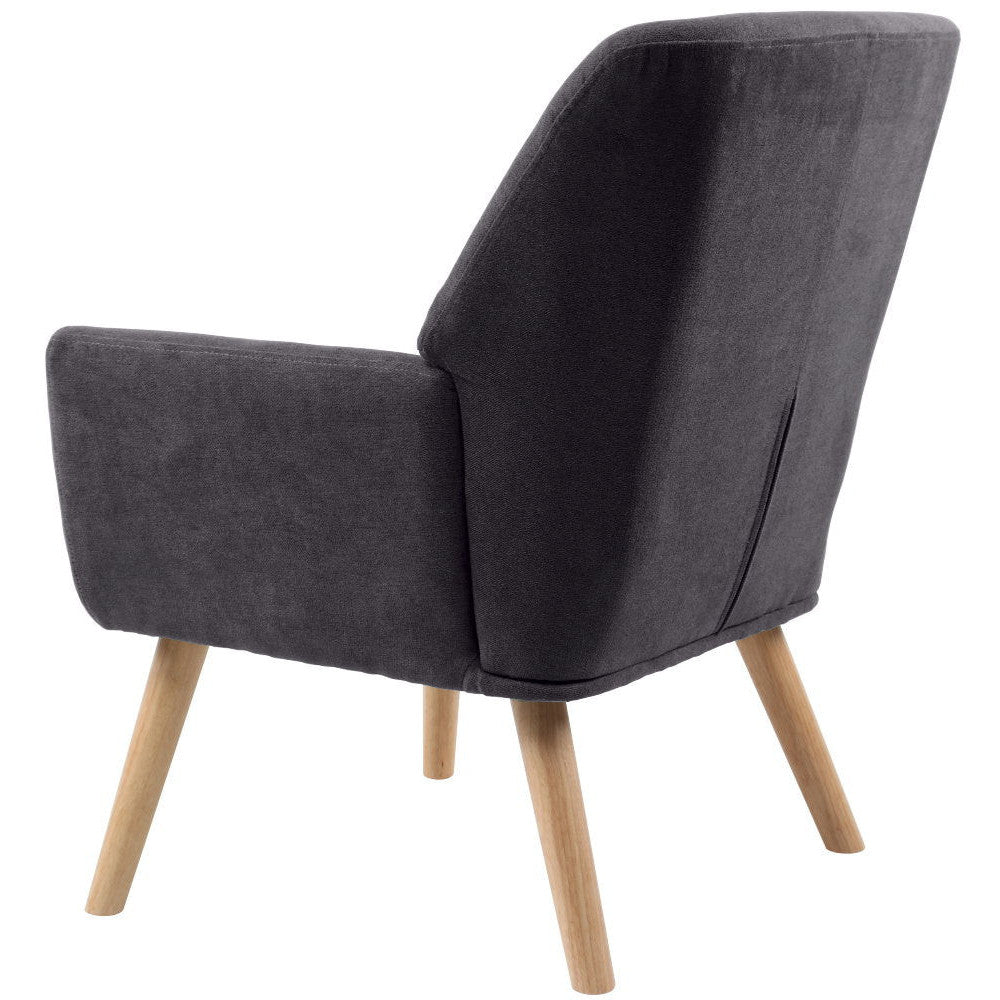Armchair Nelly Dark Grey 64x79x80