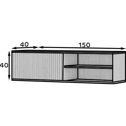 Κρεμαστό Έπιπλο Τηλεόρασης Natsi 150x40x40