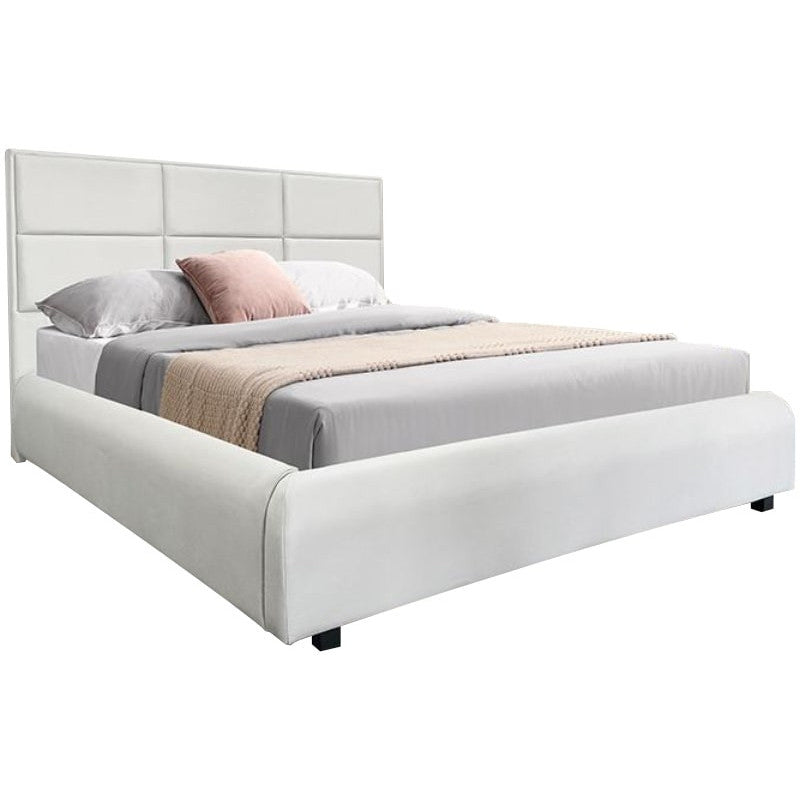 Upholstered Bed Karen Light Grey 183x220x122