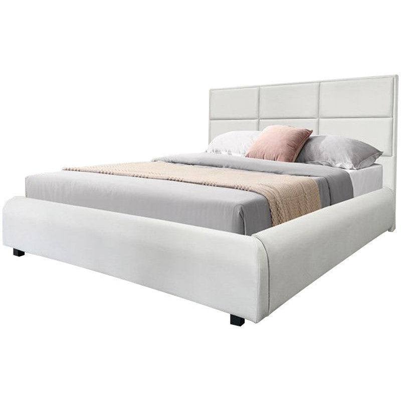 Upholstered Bed Karen Light Grey 183x220x122