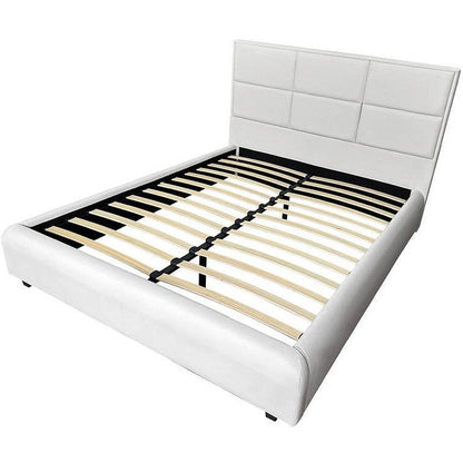 Upholstered Bed Karen Light Grey 183x220x122