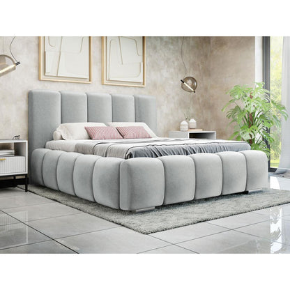 Wizko Upholstered Bed Gray 180x222x112