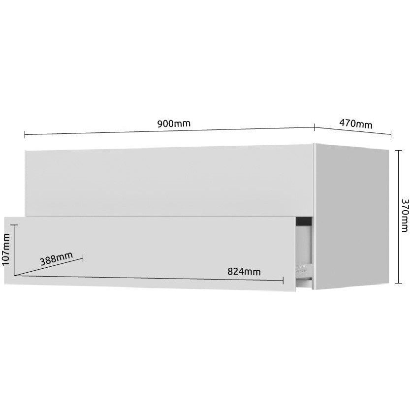 Κρεμαστό Έπιπλο Τηλεόρασης Spike Mini 90x47x37