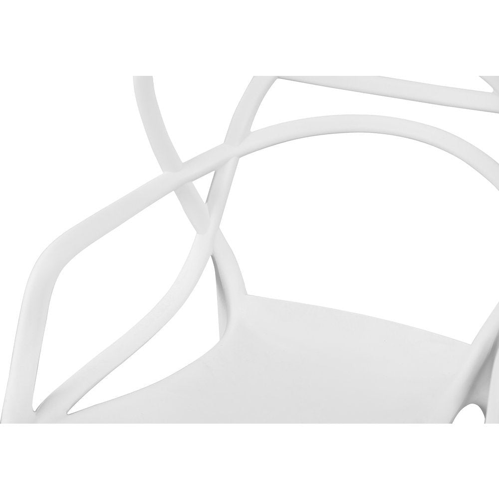 Chair Abstract White 46x44.5x83