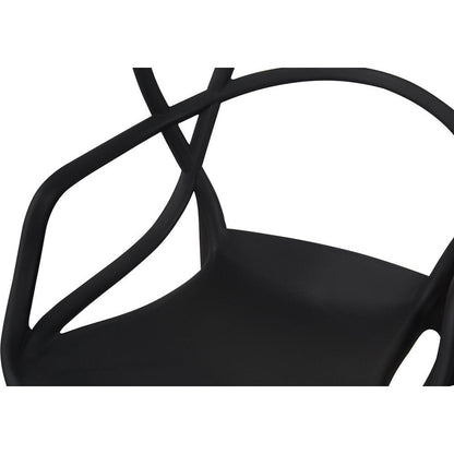 Chair Abstract Black 46x44.5x83