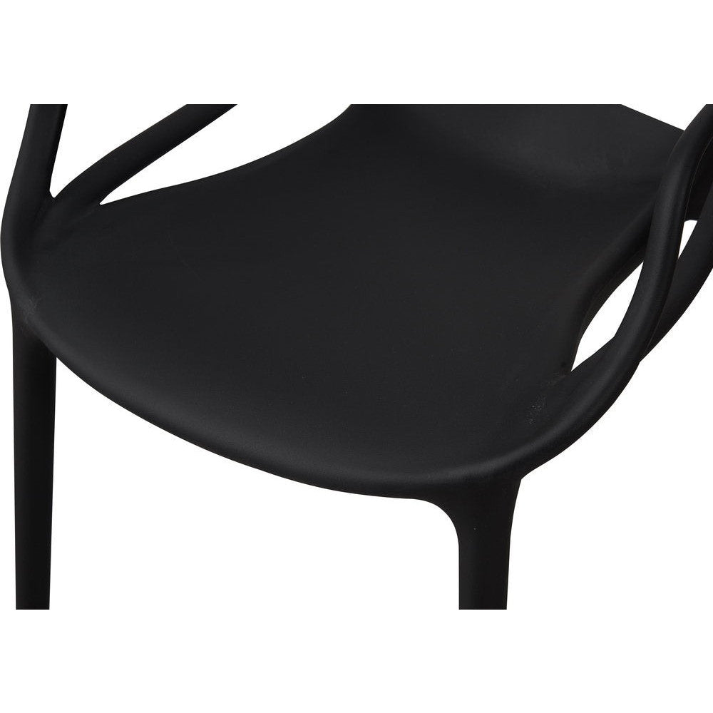 Chair Abstract Black 46x44.5x83
