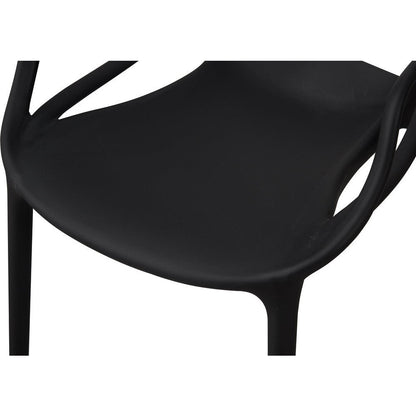 Chair Abstract Black 46x44.5x83