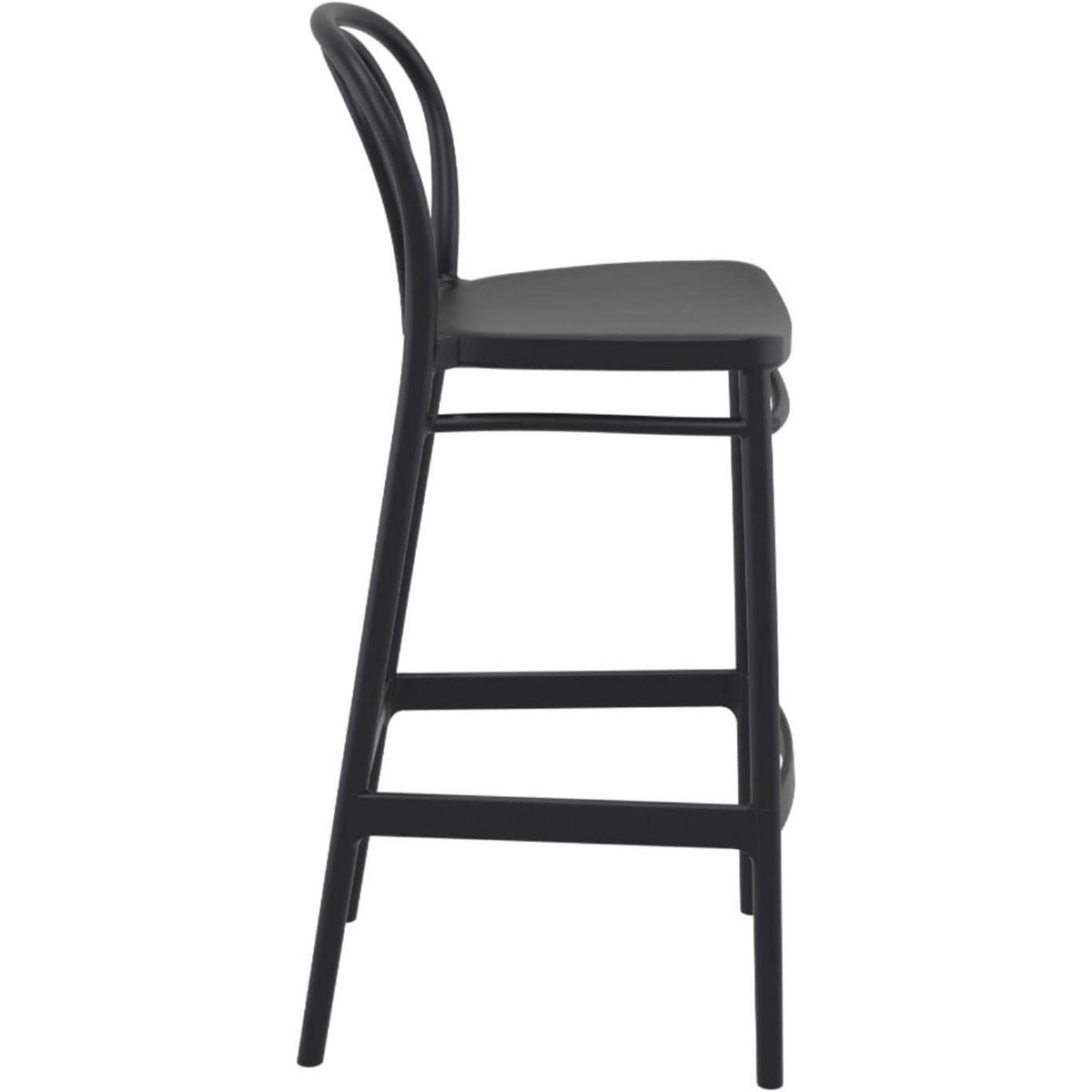 Charlotte Bar Stool Black 40x51x106