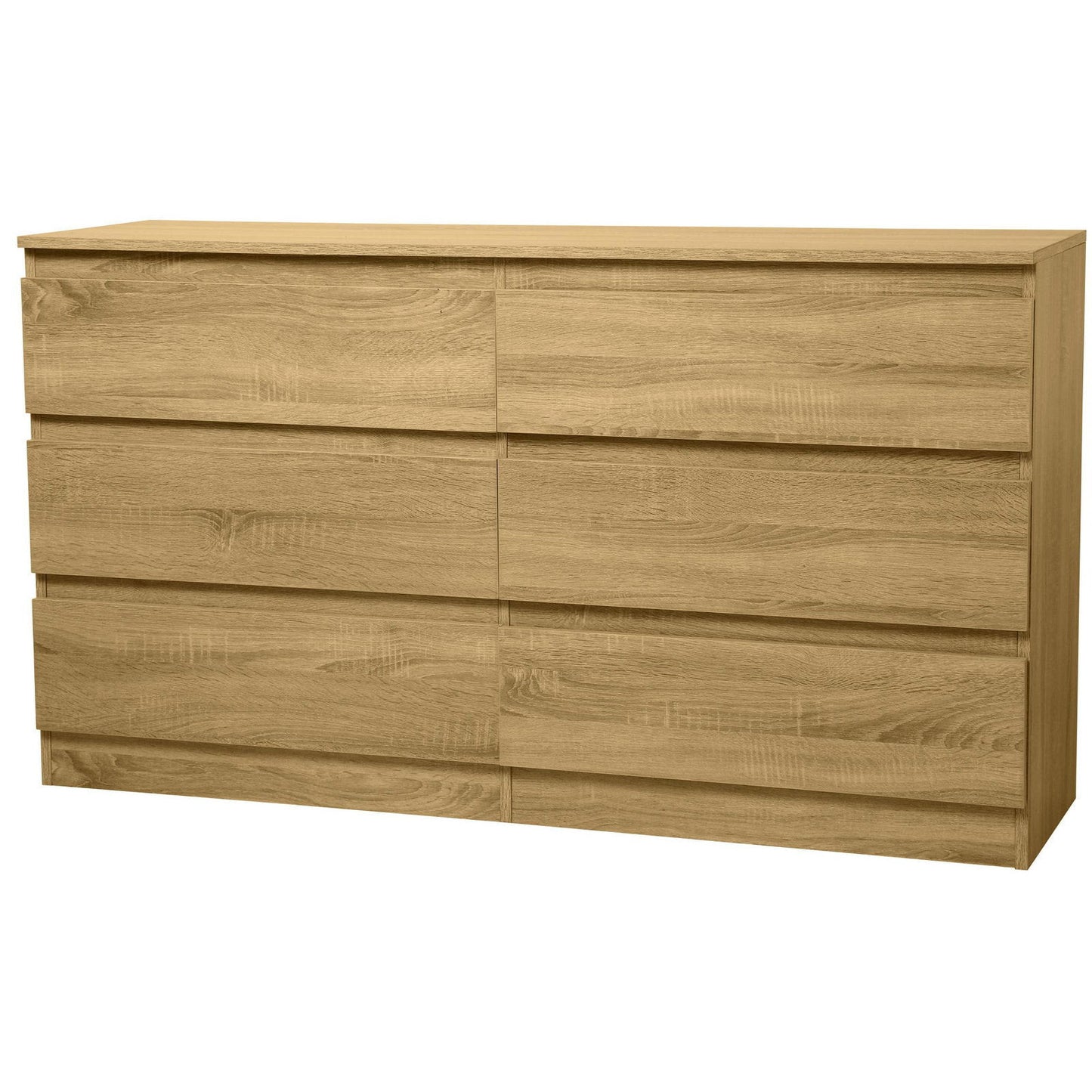 Συρταριέρα Juniper 6S Φυσικό 138x40x77