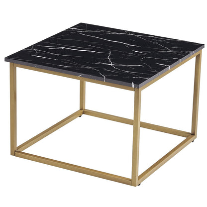 Τραπεζάκι Σαλονιού Ziva Μαύρο 60x60x45