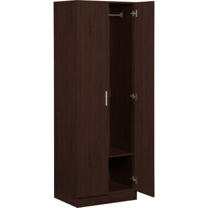 Wilson 2D Two-Door Wardrobe Wenge 60x45x180