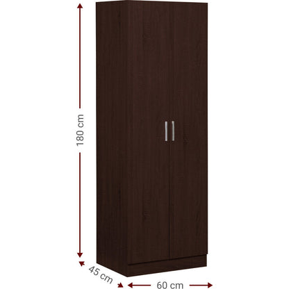 Wilson 2D Two-Door Wardrobe Wenge 60x45x180